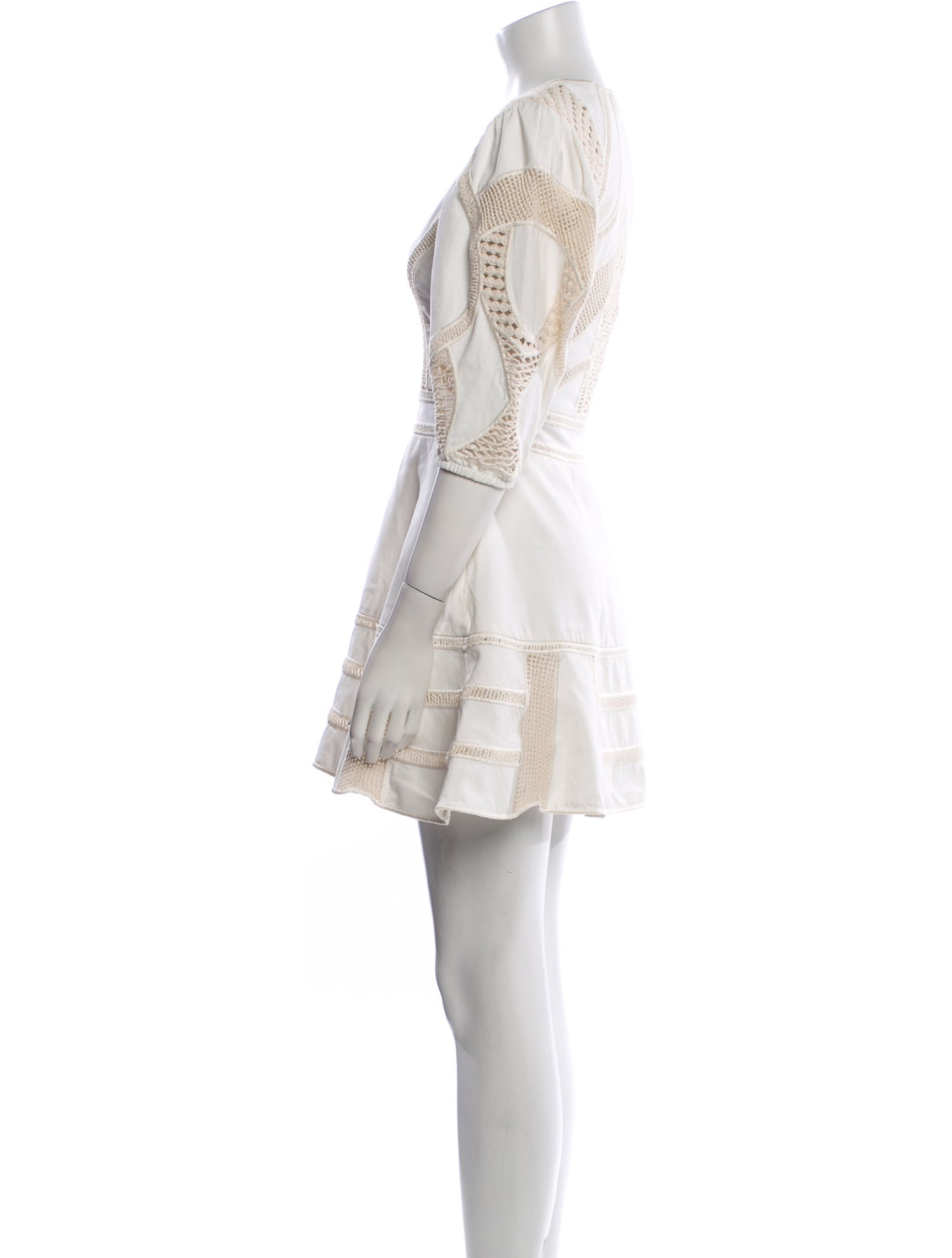 Maje V-Neck Mini Dress