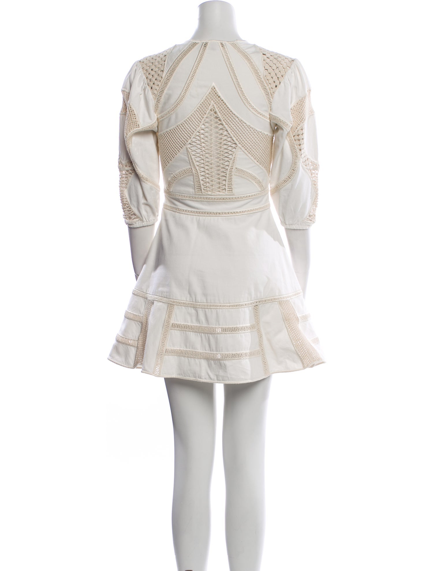 Maje V-Neck Mini Dress