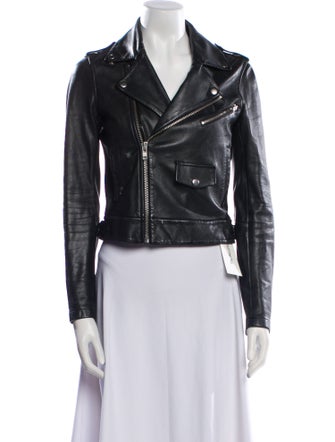 Maje Leather Biker Jacket