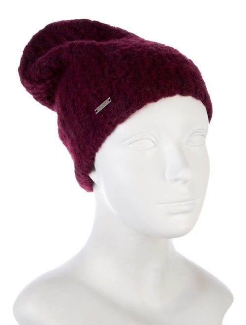 Maje burgundy beanie