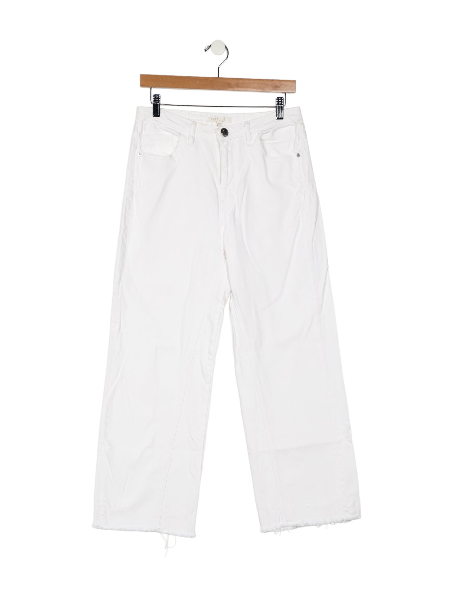 Maje High-Rise Wide Leg Jeans