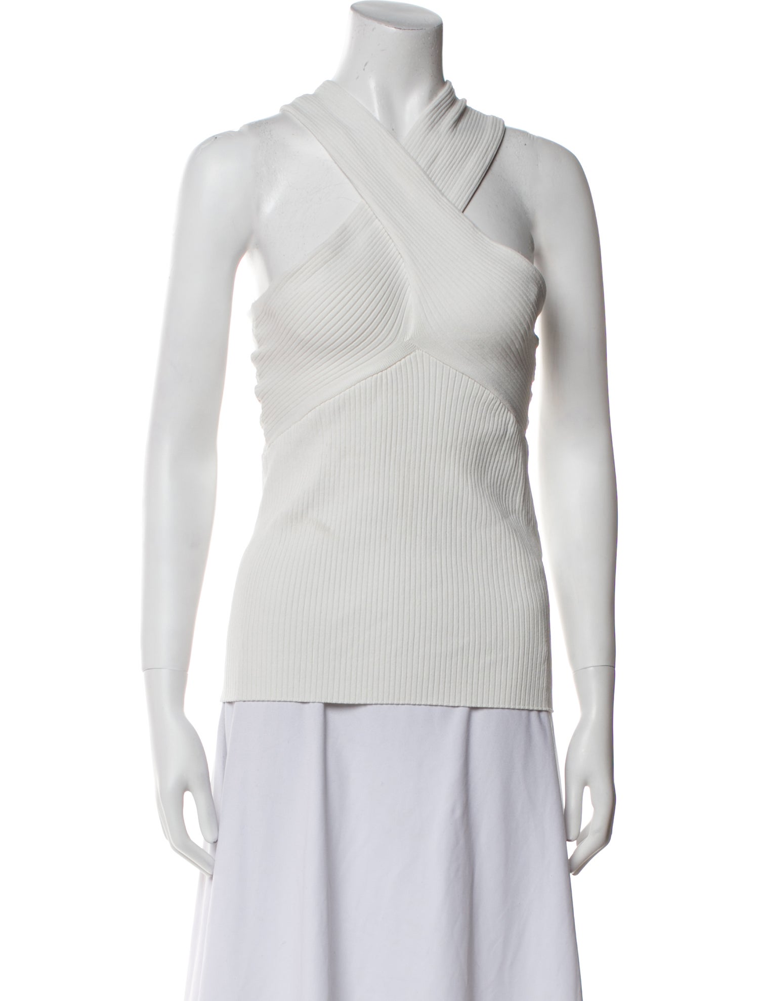 Maje V-Neck Sleeveless Top