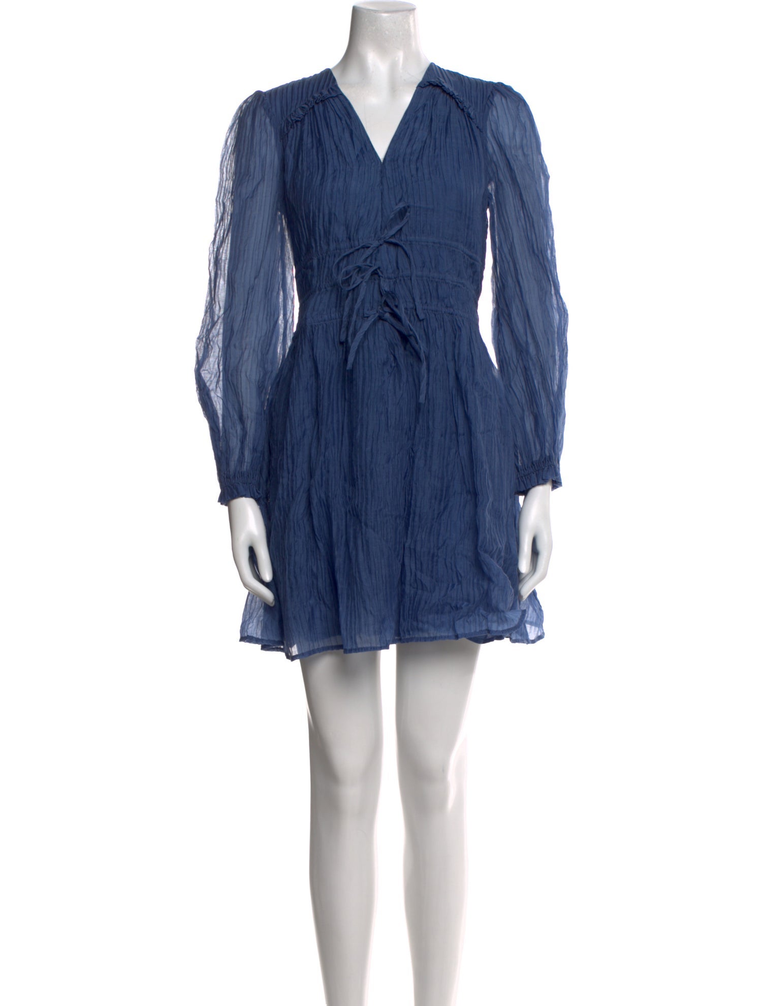 Maje V-Neck Mini Dress