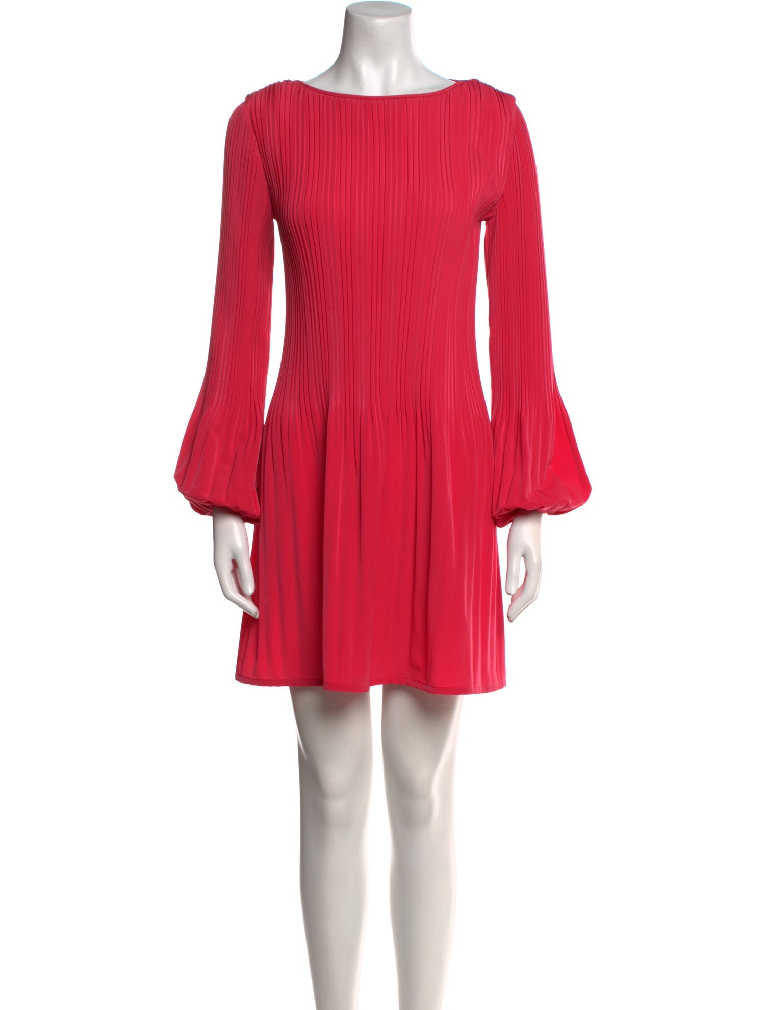 Maje Bateau Neckline Mini Dress