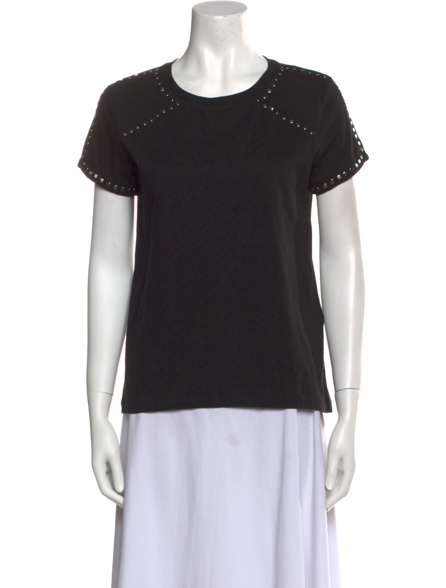 Maje Crew Neck Short Sleeve T-Shirt