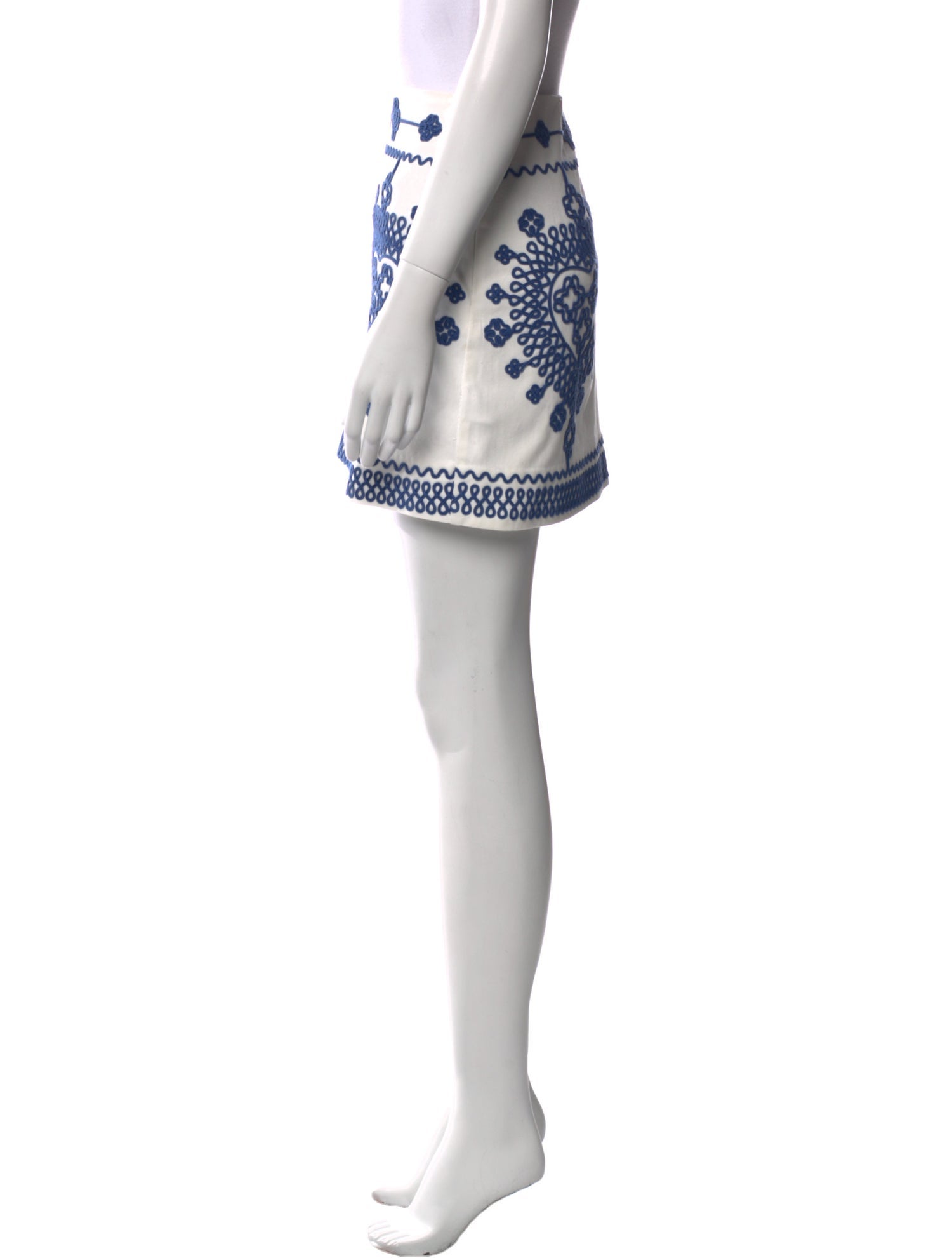 Maje Printed Mini Skirt