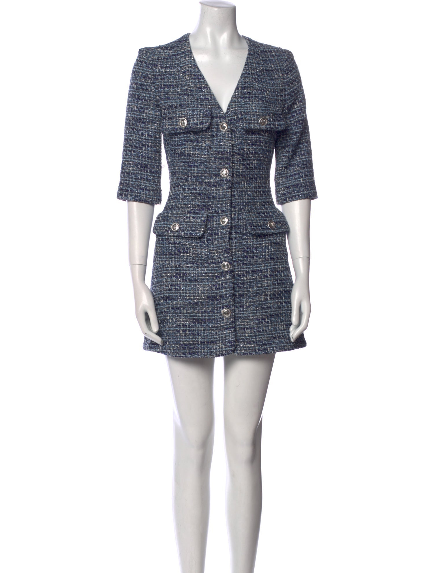 Maje Printed Mini Dress