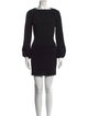 Maje Bateau Neckline Mini Dress