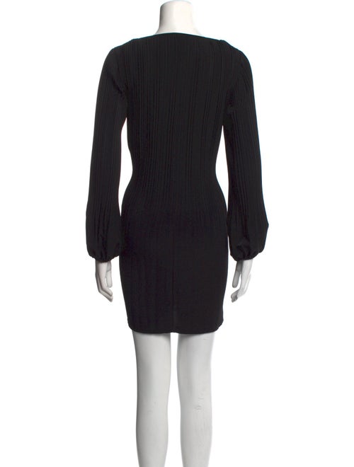 Maje Bateau Neckline Mini Dress