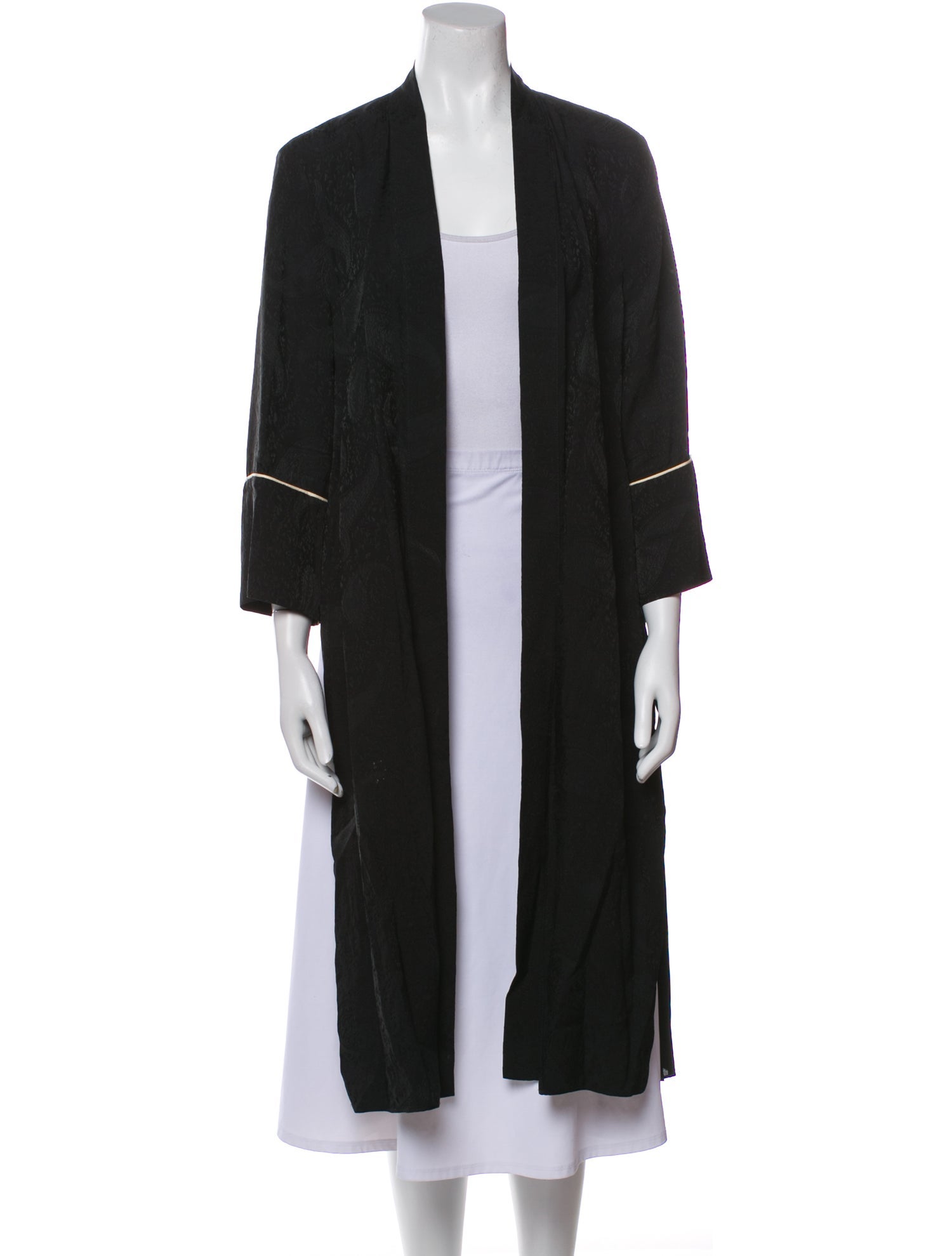 Maje Pleated Accents Robe