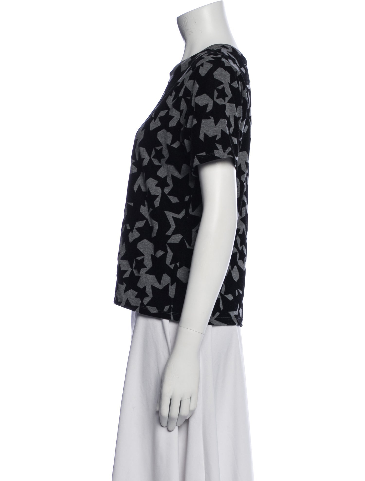 Maje Printed Crew Neck T-Shirt