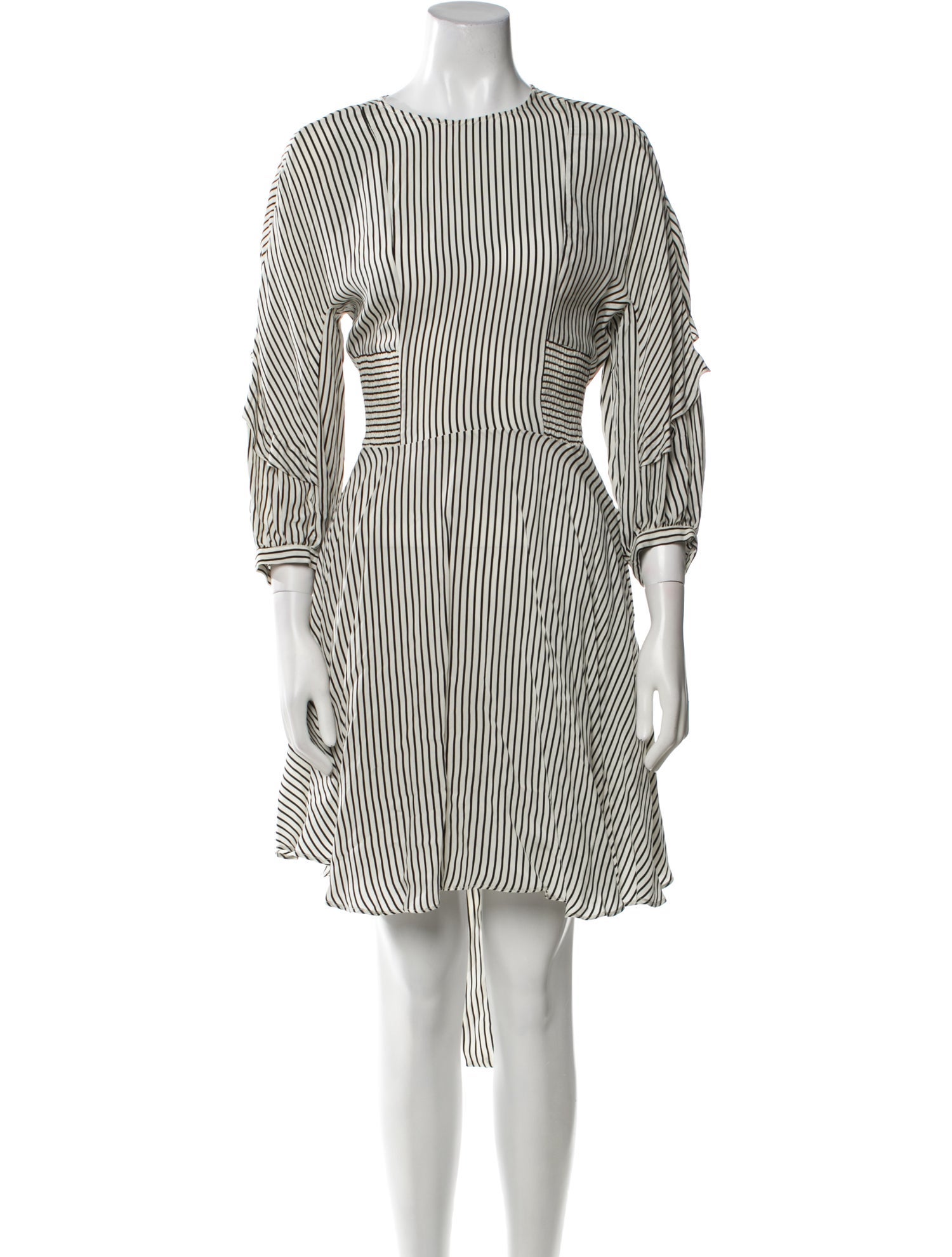 Maje Striped Mini Dress