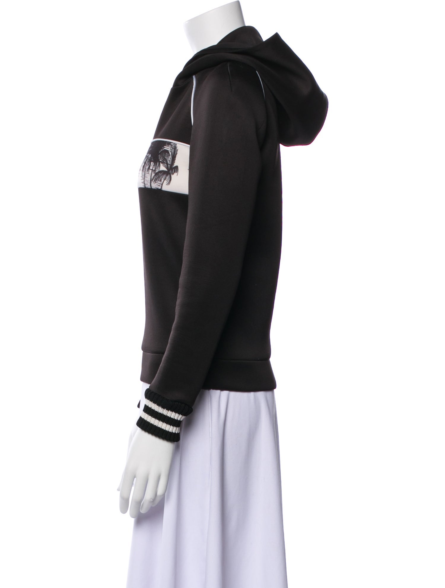 Maje Graphic Print Crew Neck Sweatshirt