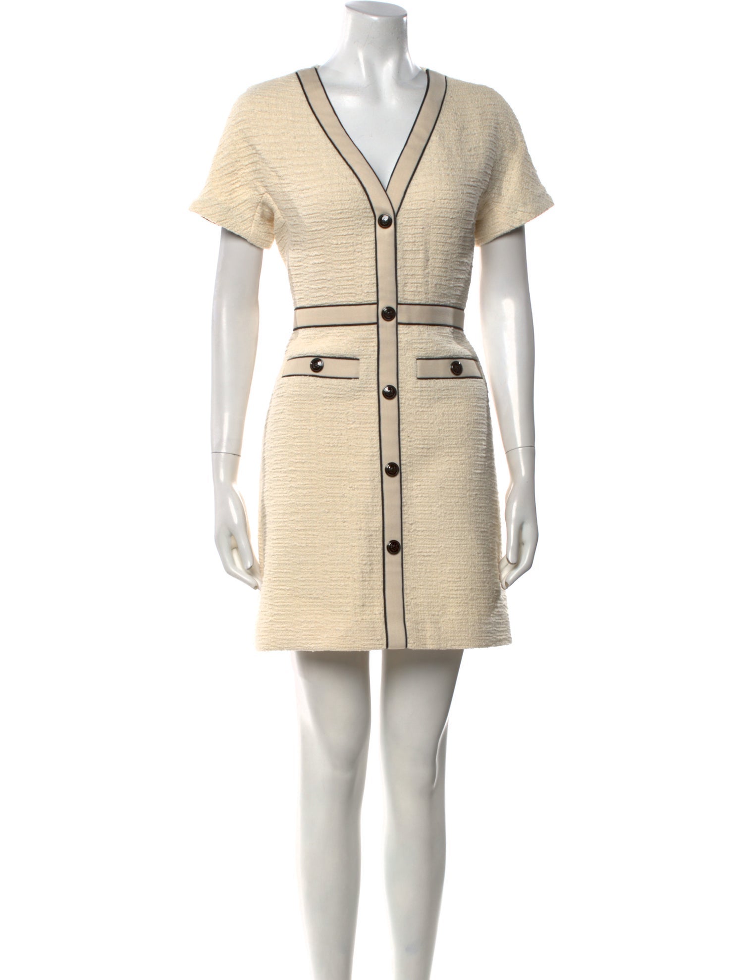 Maje V-Neck Mini Dress w/ Tags