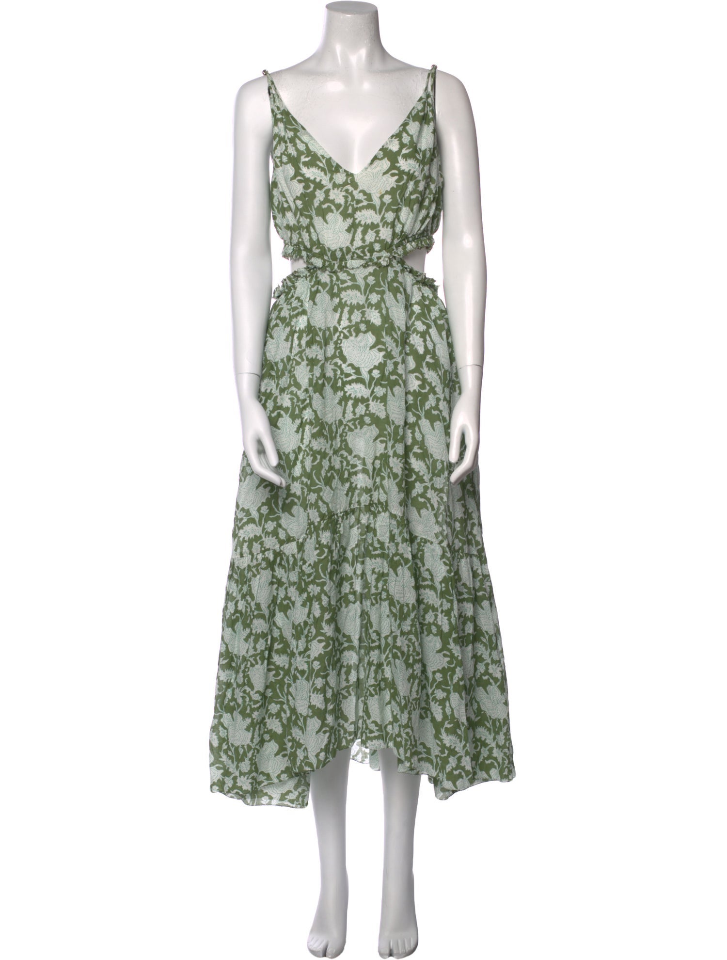 Maje Floral Print Long Dress