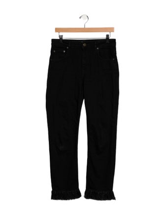 Maje Mid-Rise Straight Leg Jeans
