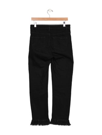 Maje Mid-Rise Straight Leg Jeans