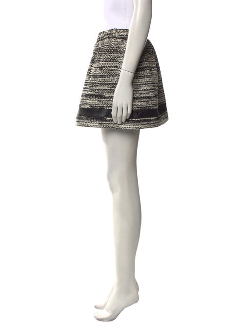Maje Tweed Pattern Mini Skirt