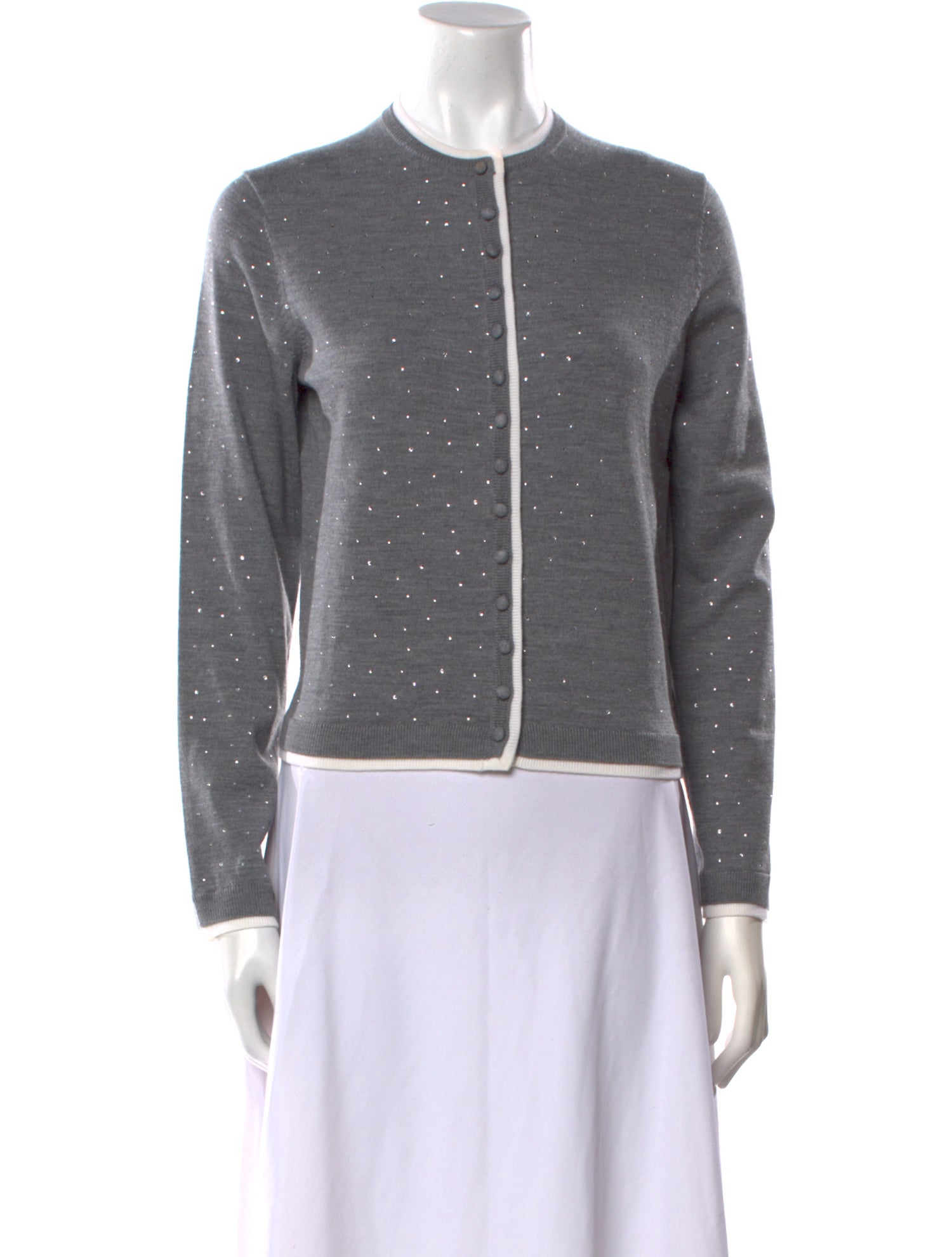 Maje Wool Crew Neck Sweater