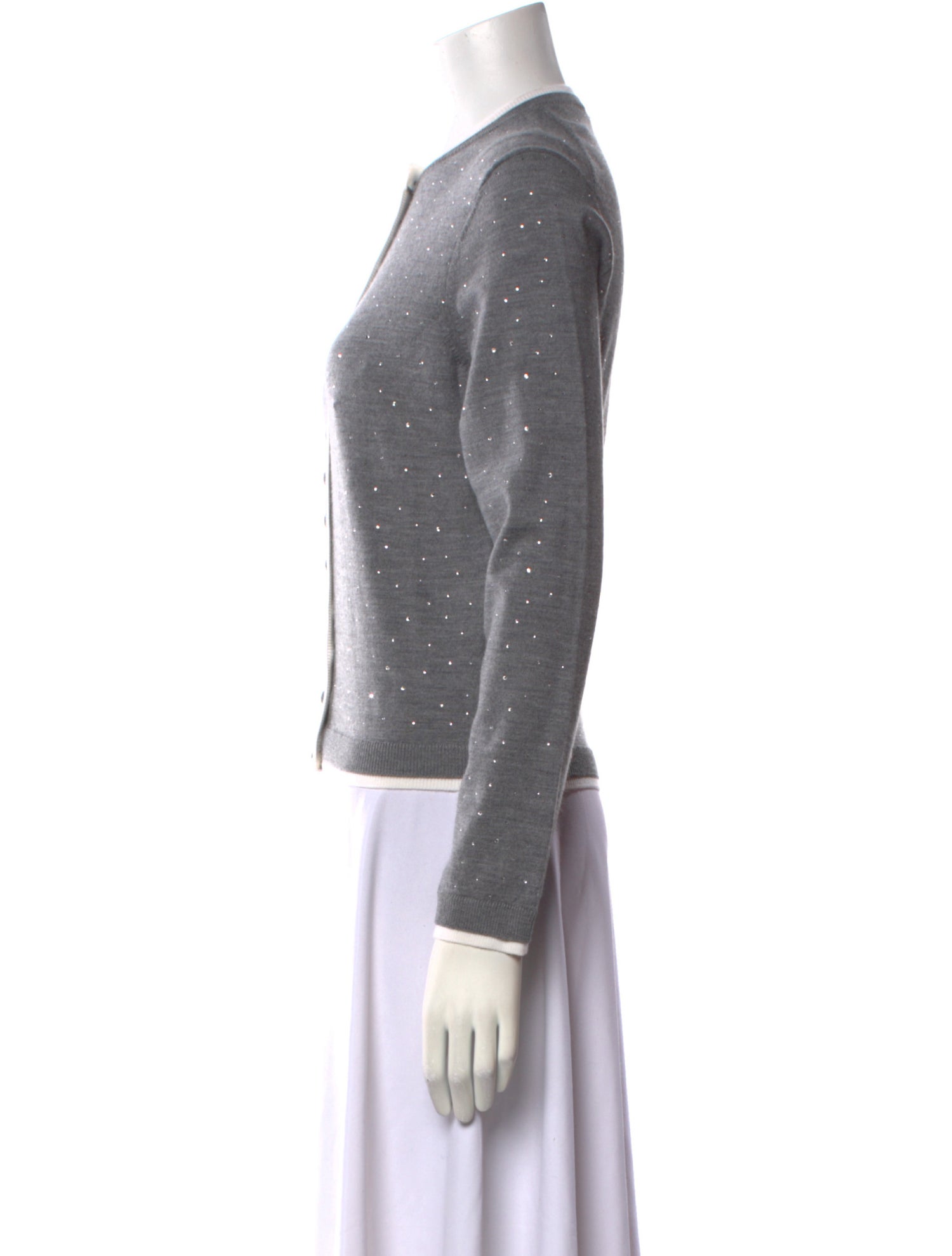 Maje Wool Crew Neck Sweater