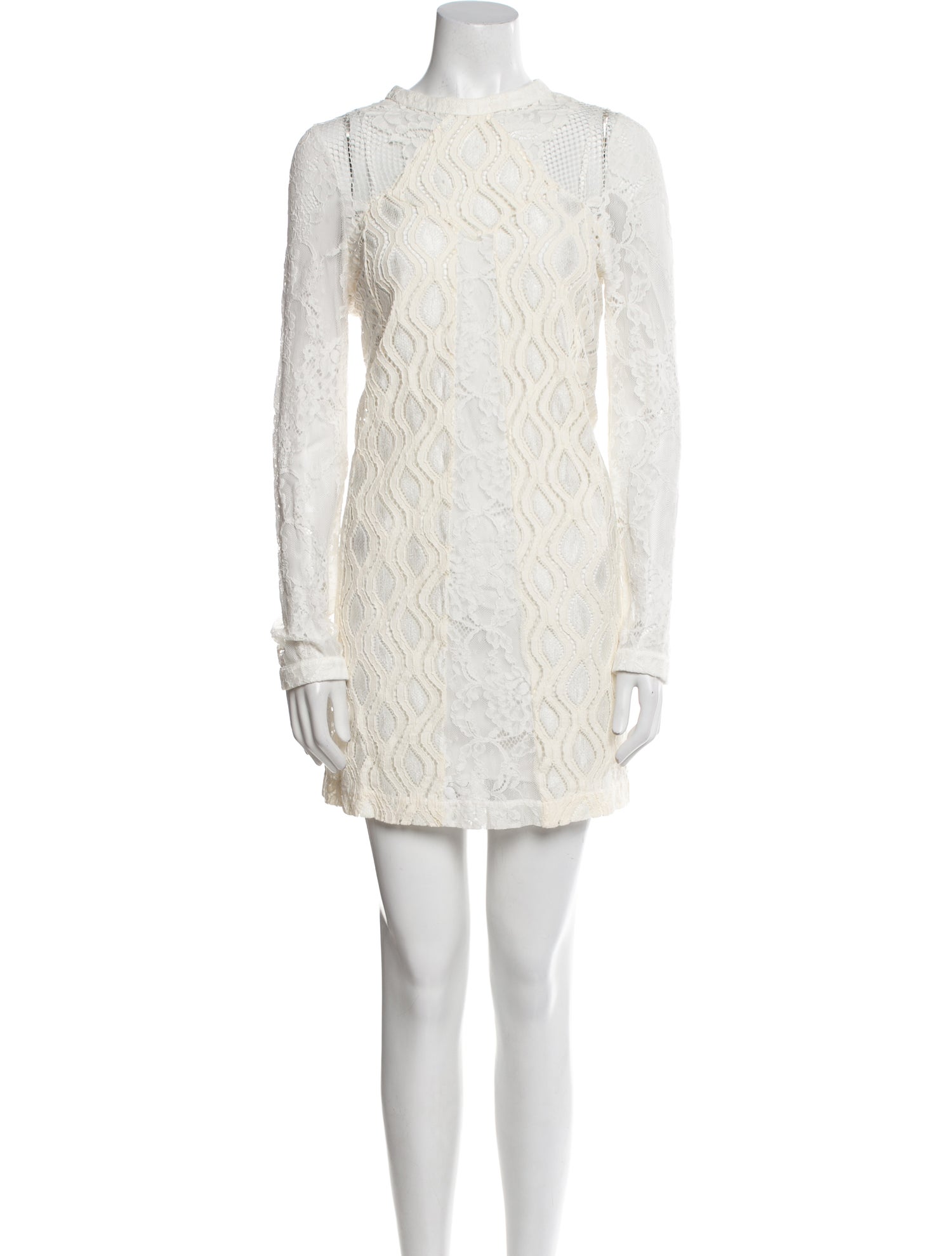 Maje Lace Mini Dress