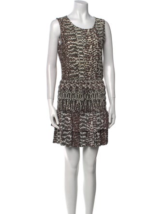 Maje Printed Mini Dress