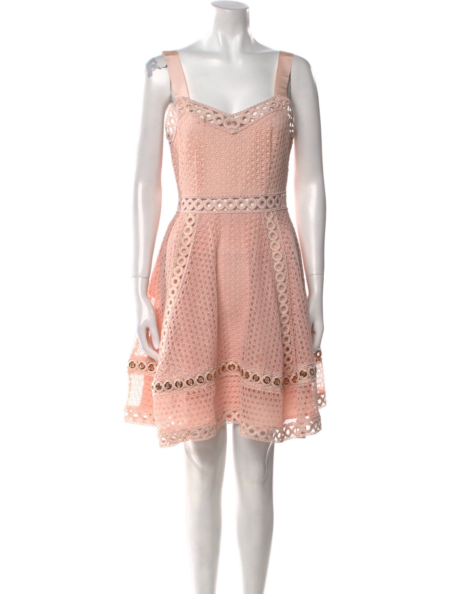 Maje Square Neckline Mini Dress