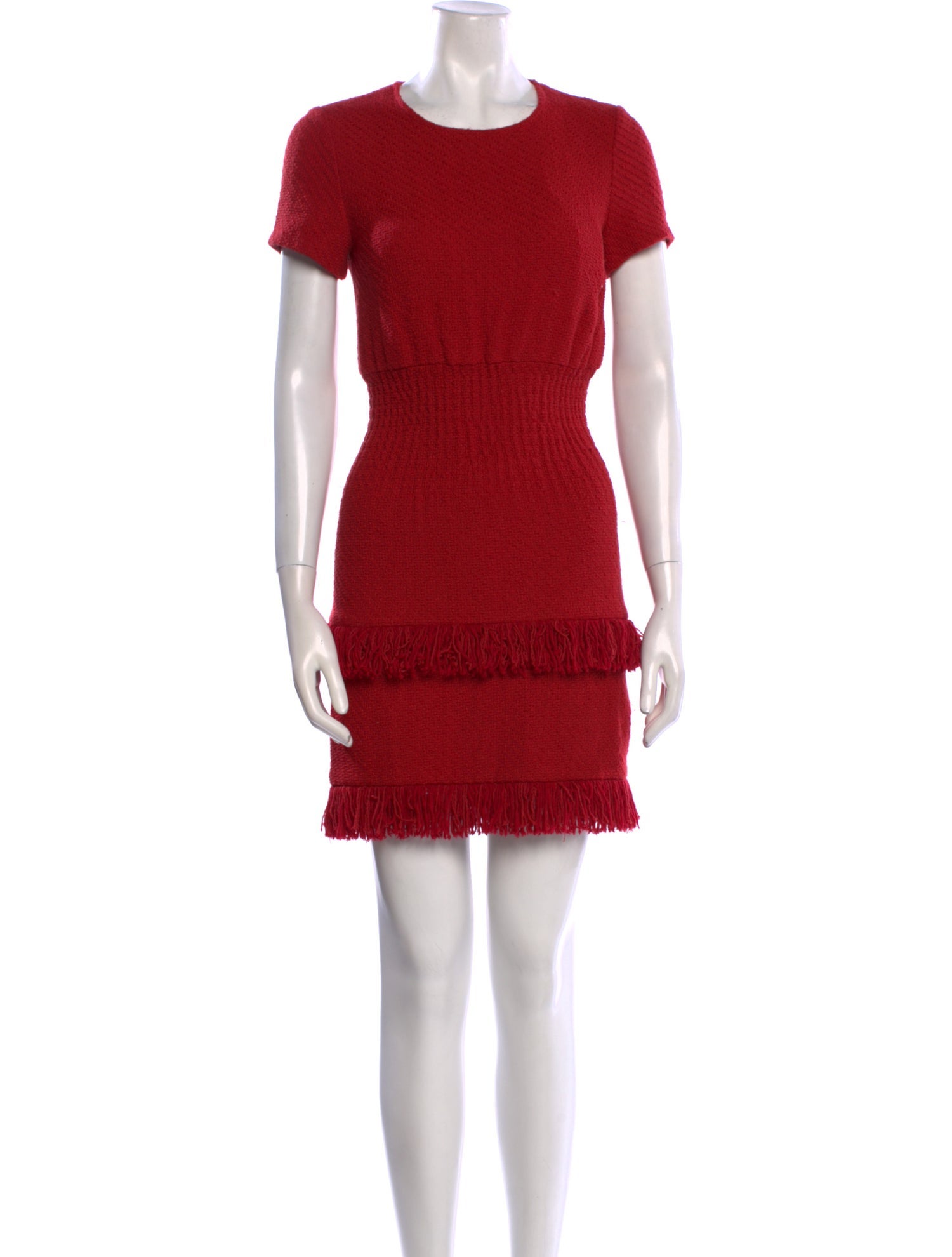 Maje Crew Neck Mini Dress