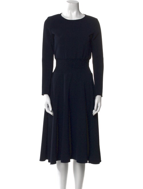 Maje Crew Neck Midi Length Dress