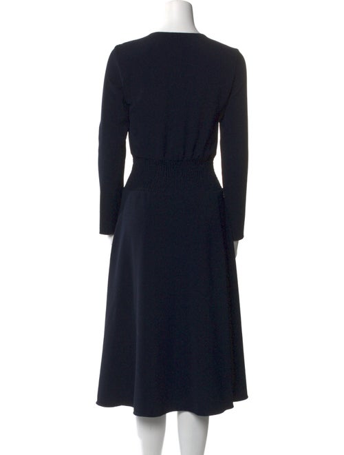 Maje Crew Neck Midi Length Dress