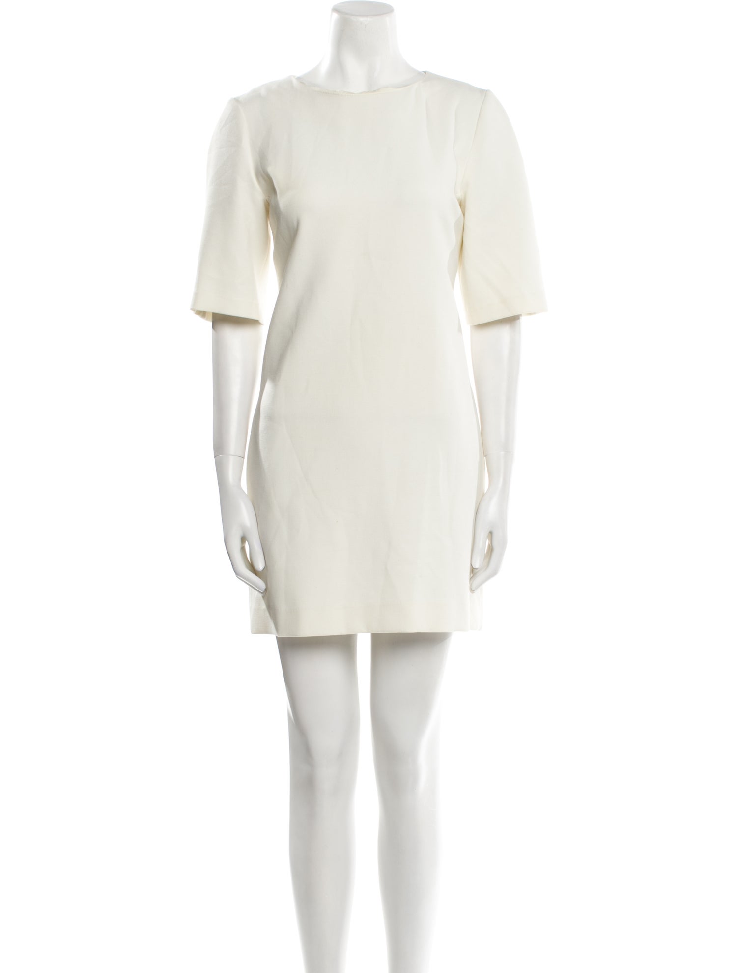 Maje Bateau Neckline Mini Dress