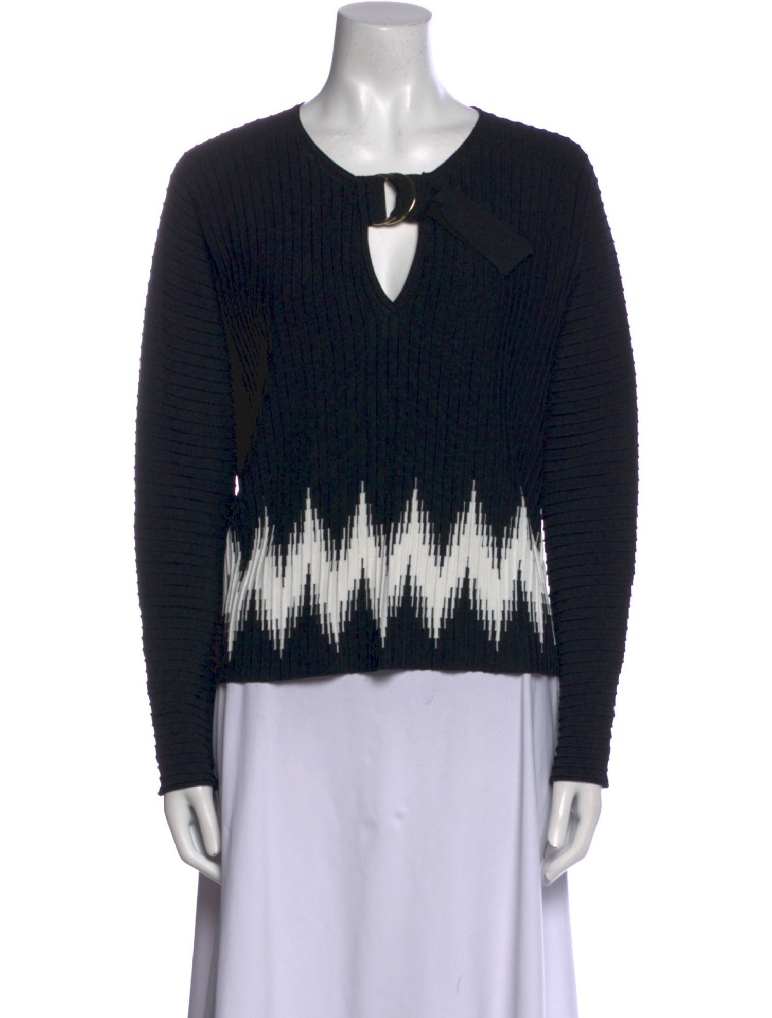 Maje Printed V-Neck Tunic