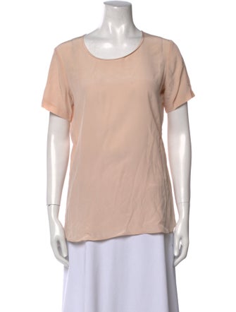 Maje Scoop Neck Short Sleeve T-Shirt