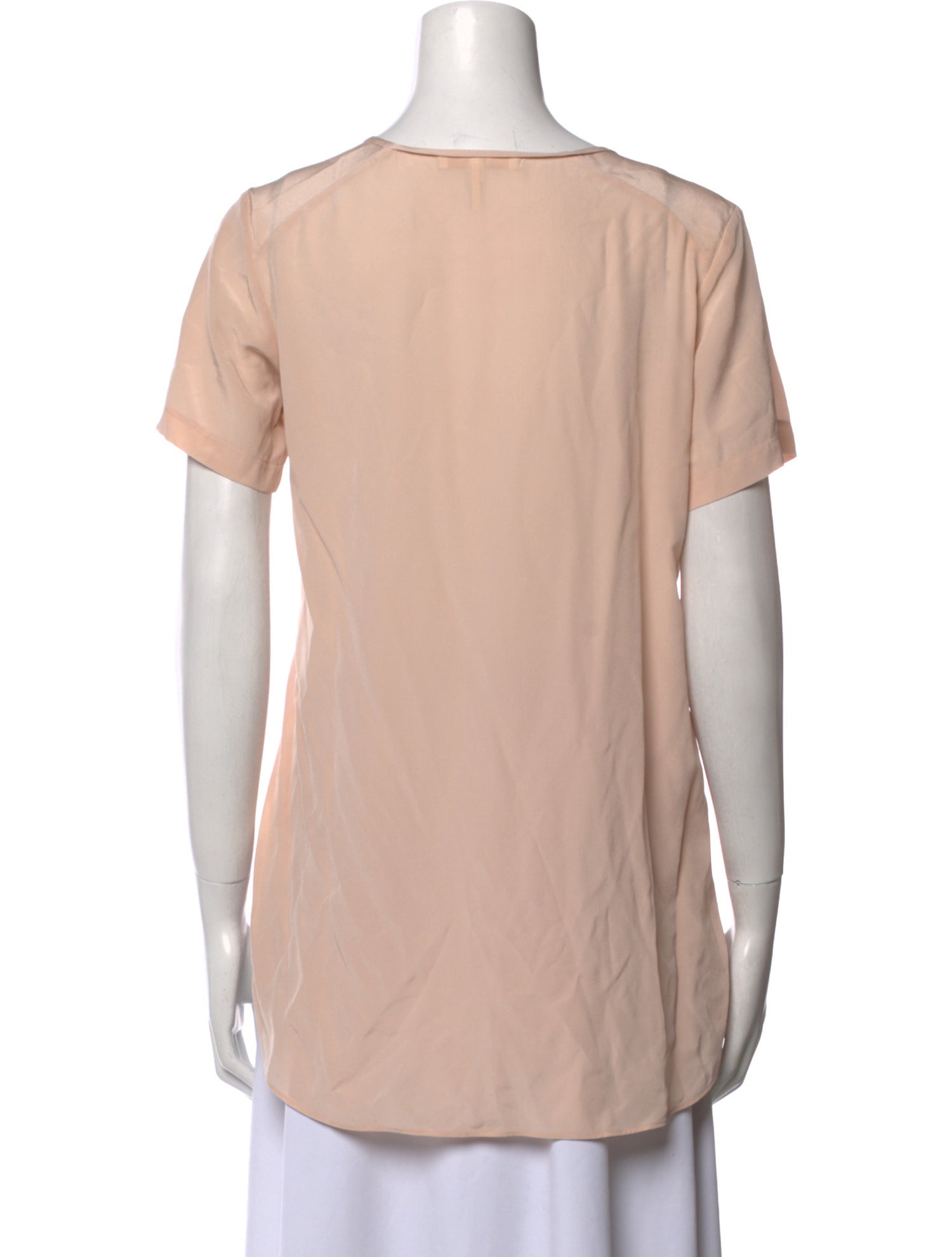 Maje Scoop Neck Short Sleeve T-Shirt