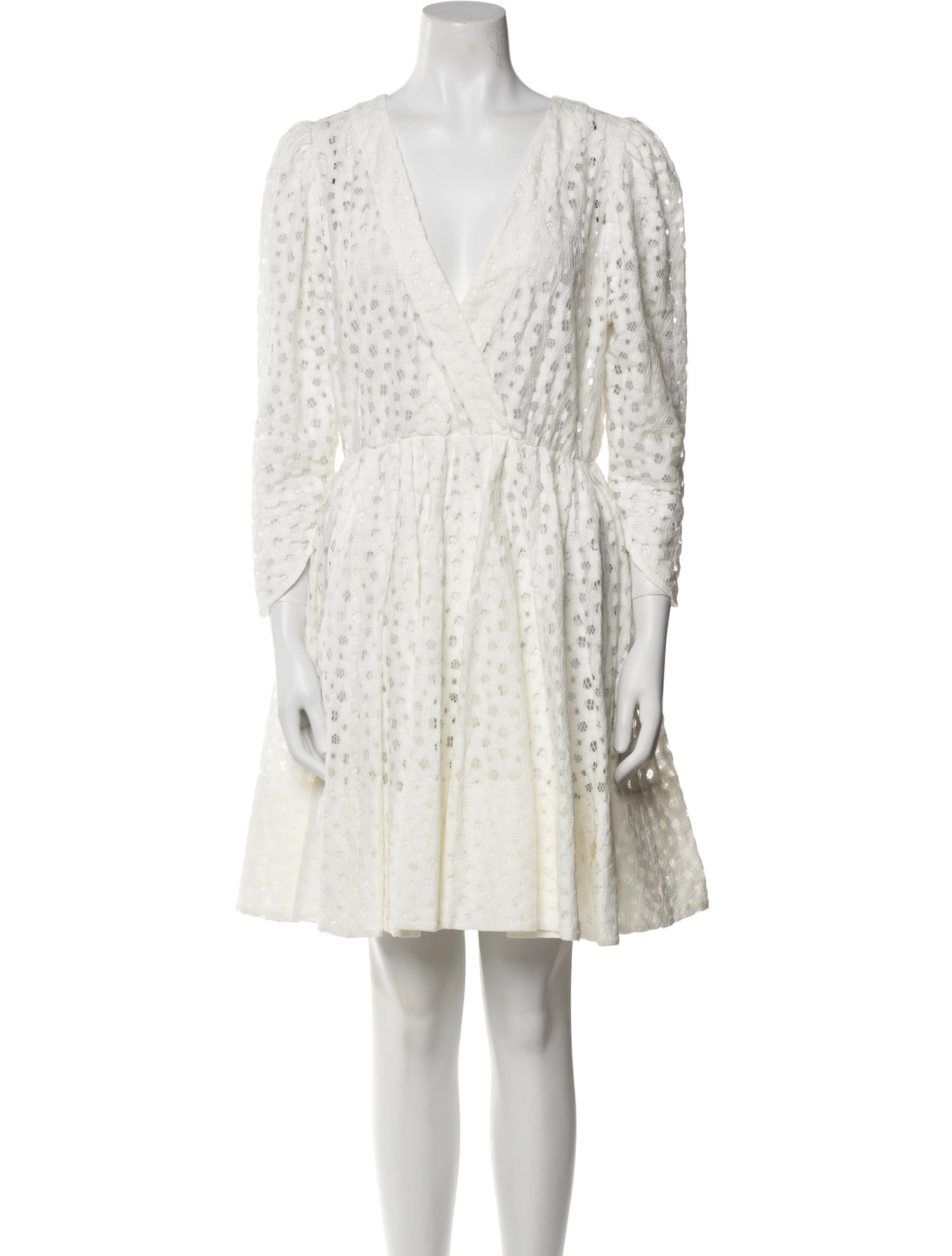 Maje V-Neck Mini Dress