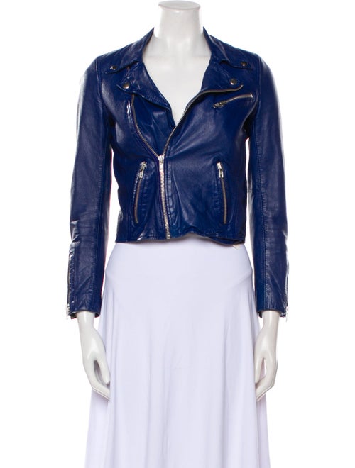 Maje Leather Biker Jacket