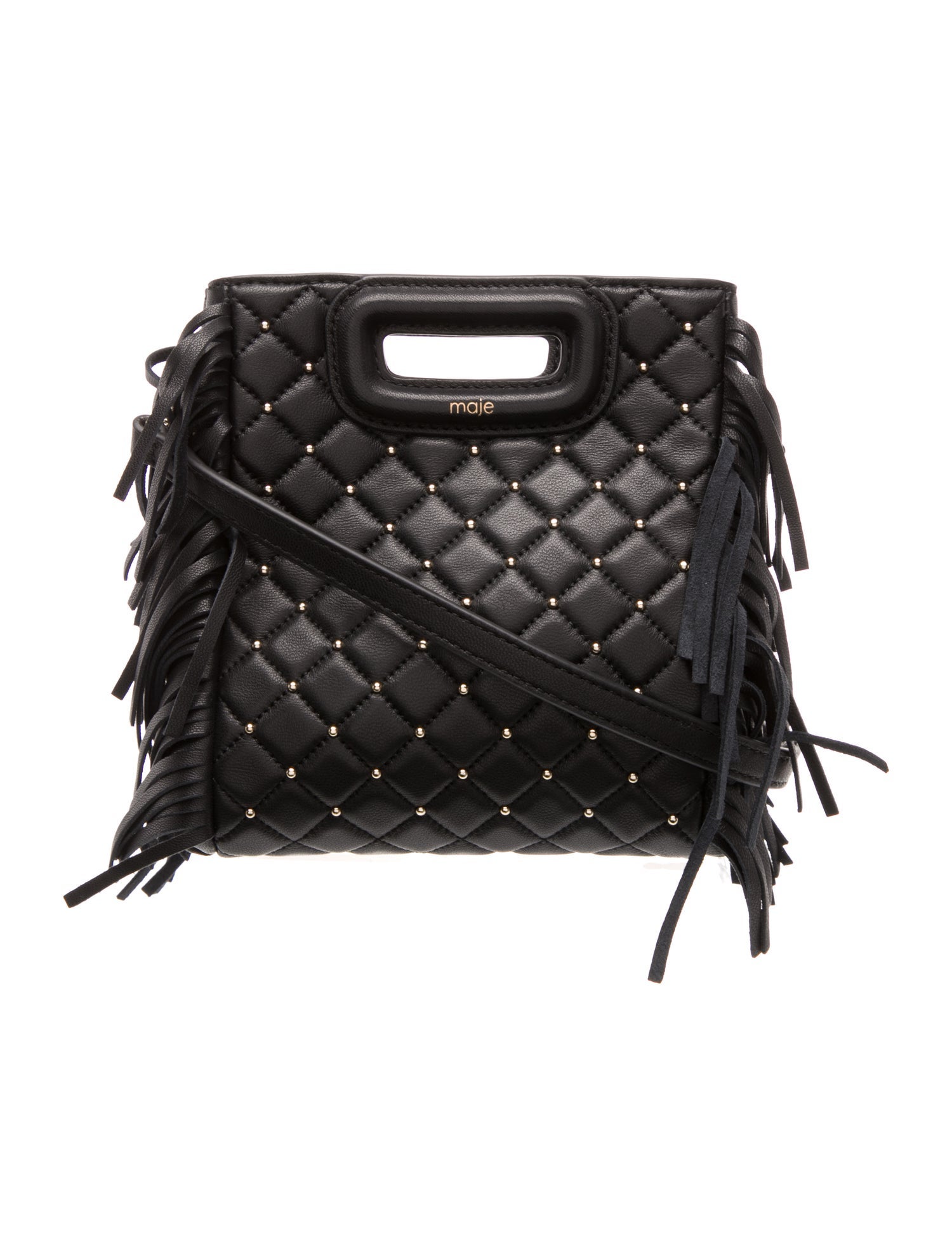 Maje Leather Crossbody Bag