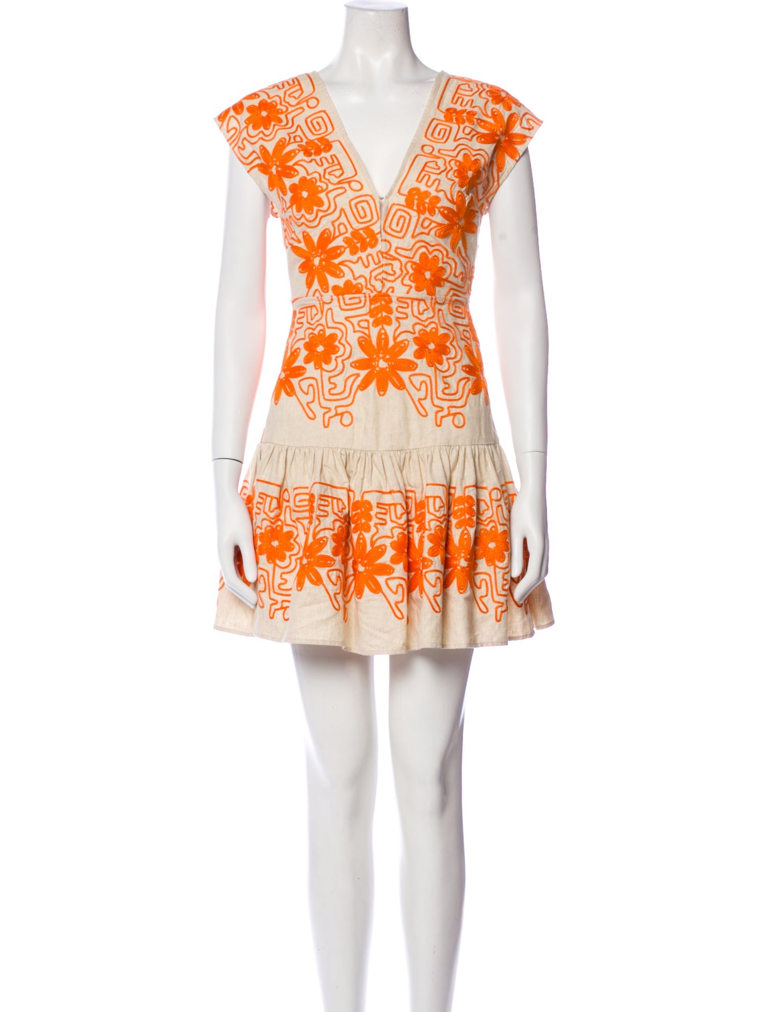 Maje Printed Mini Dress