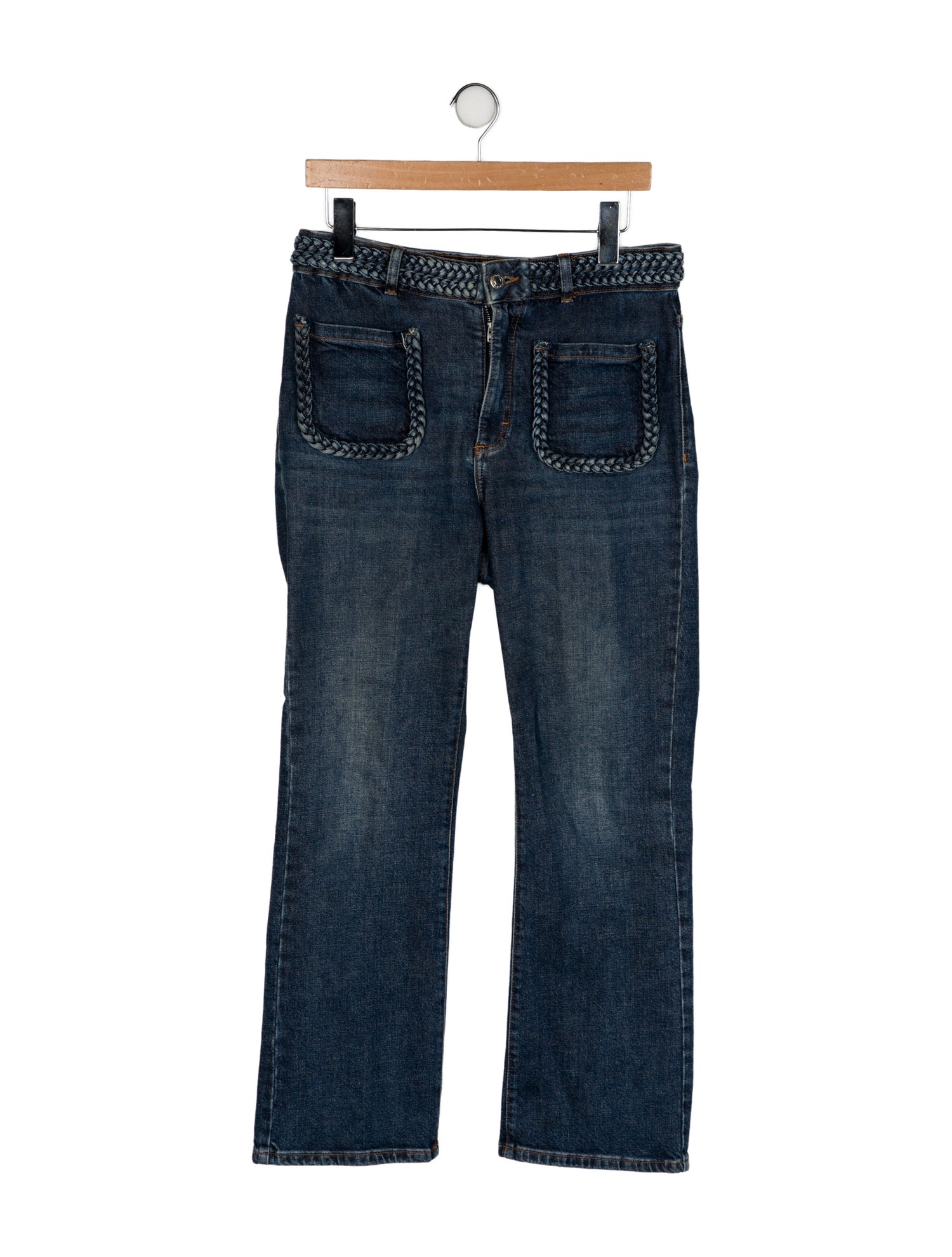 Maje High-Rise Wide Leg Jeans