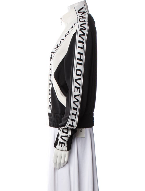 Maje Graphic Print Bomber Jacket