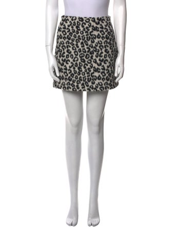 Maje Wool Mini Skirt