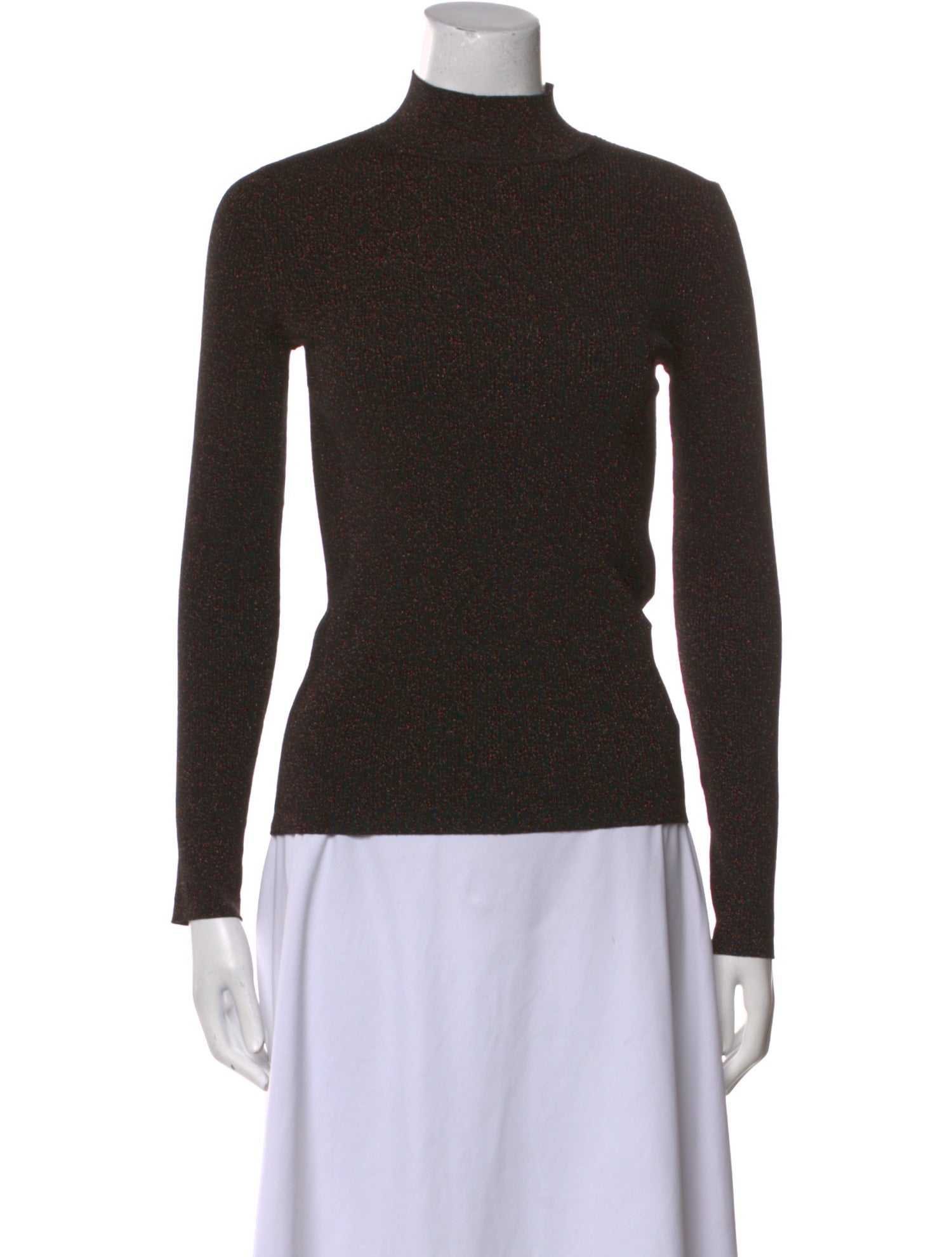 Maje Turtleneck Long Sleeve Top