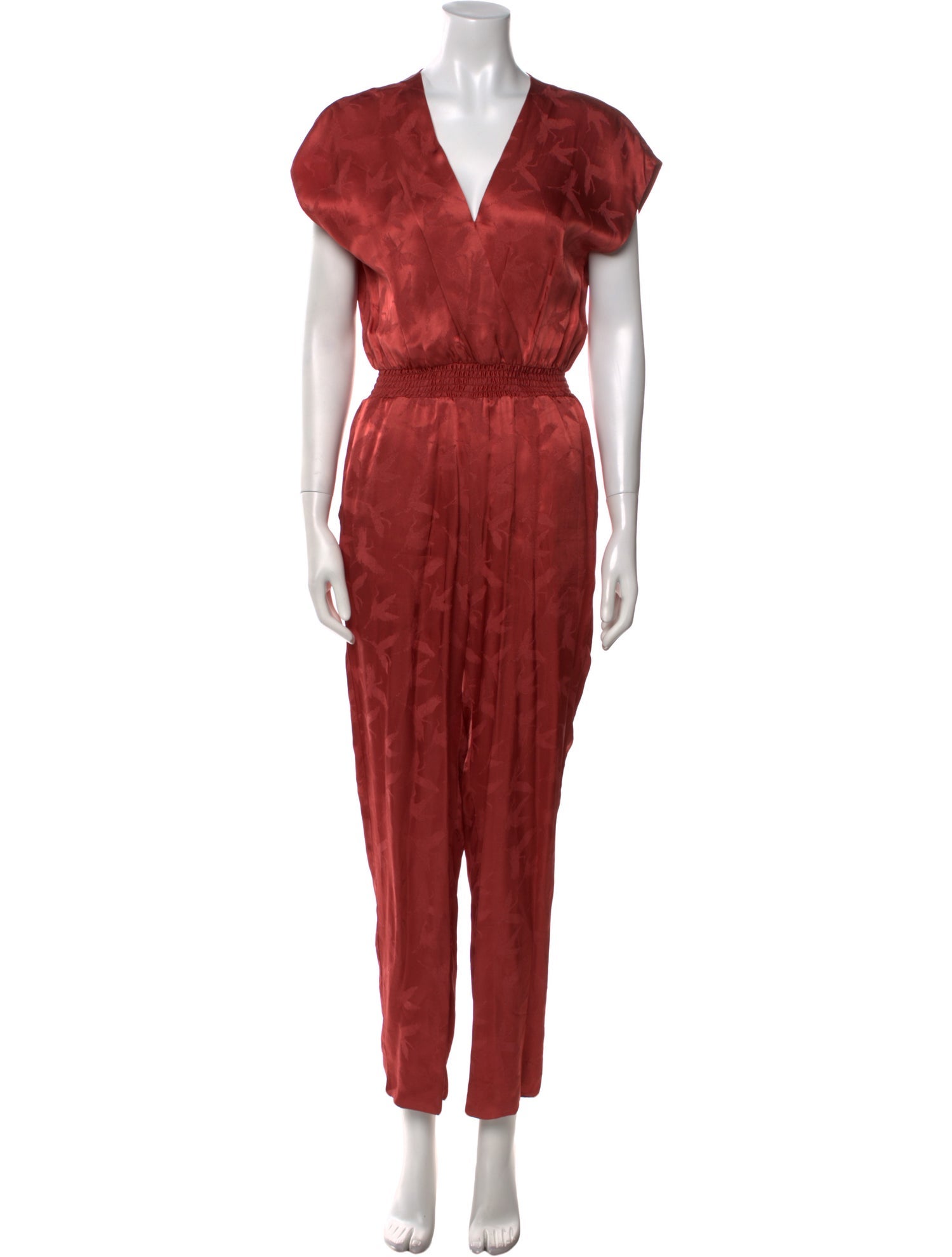 Maje V-Neck Jumpsuit