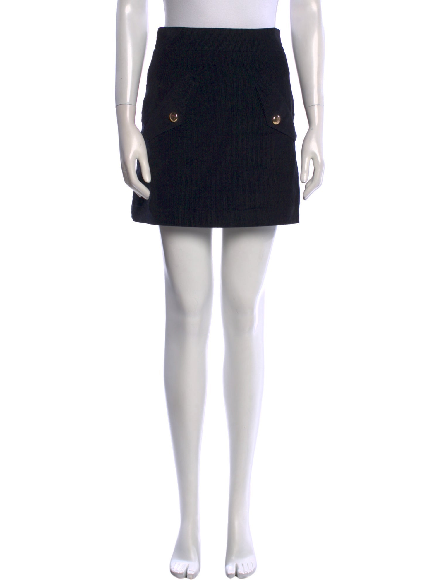 Maje Studded Accents Mini Skirt