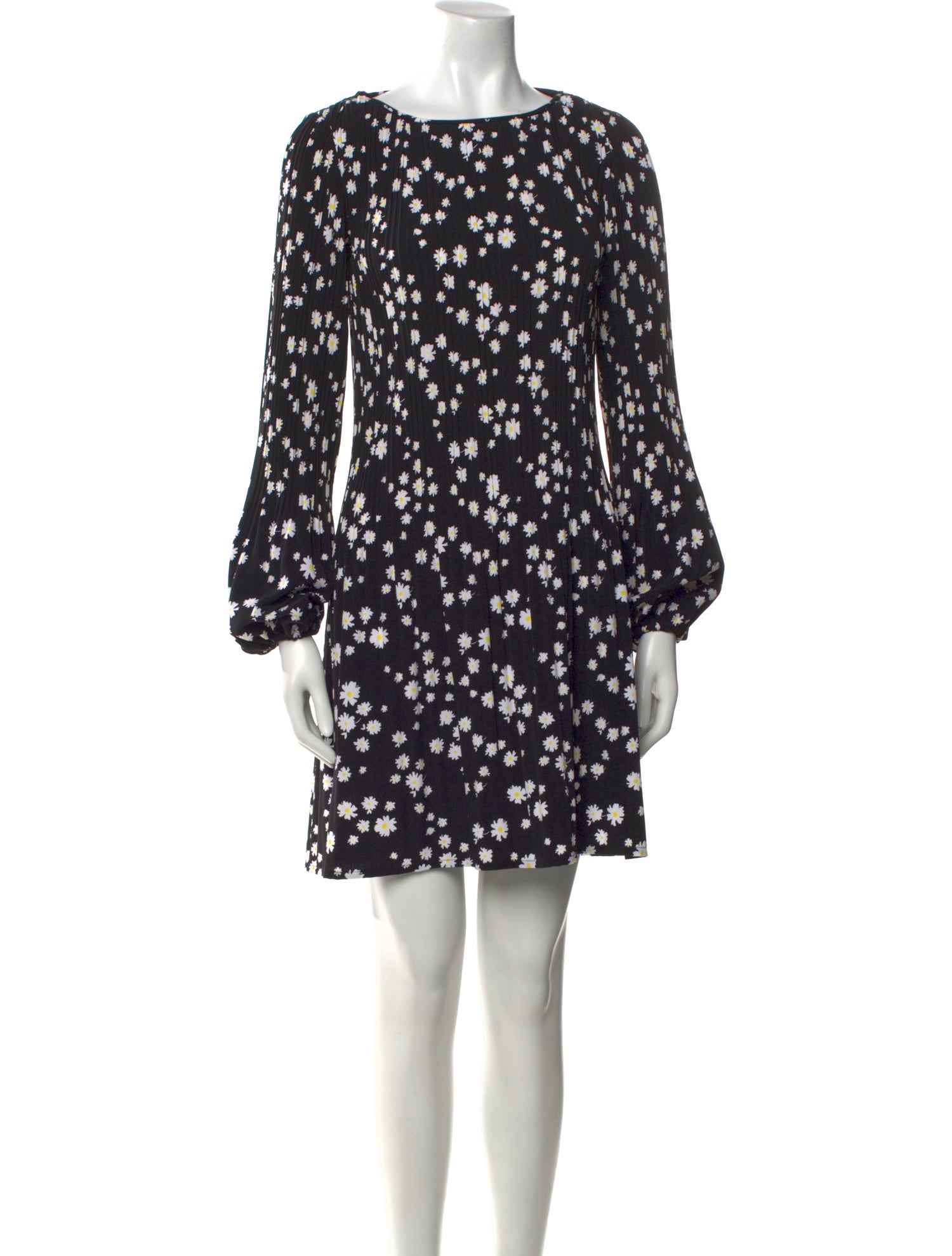 Maje Floral Print Mini Dress