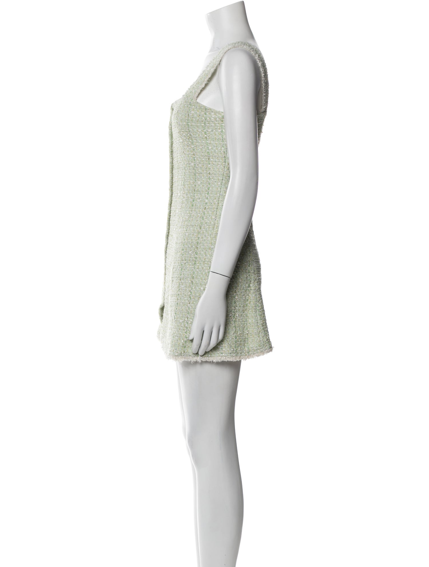 Maje Square Neckline Mini Dress