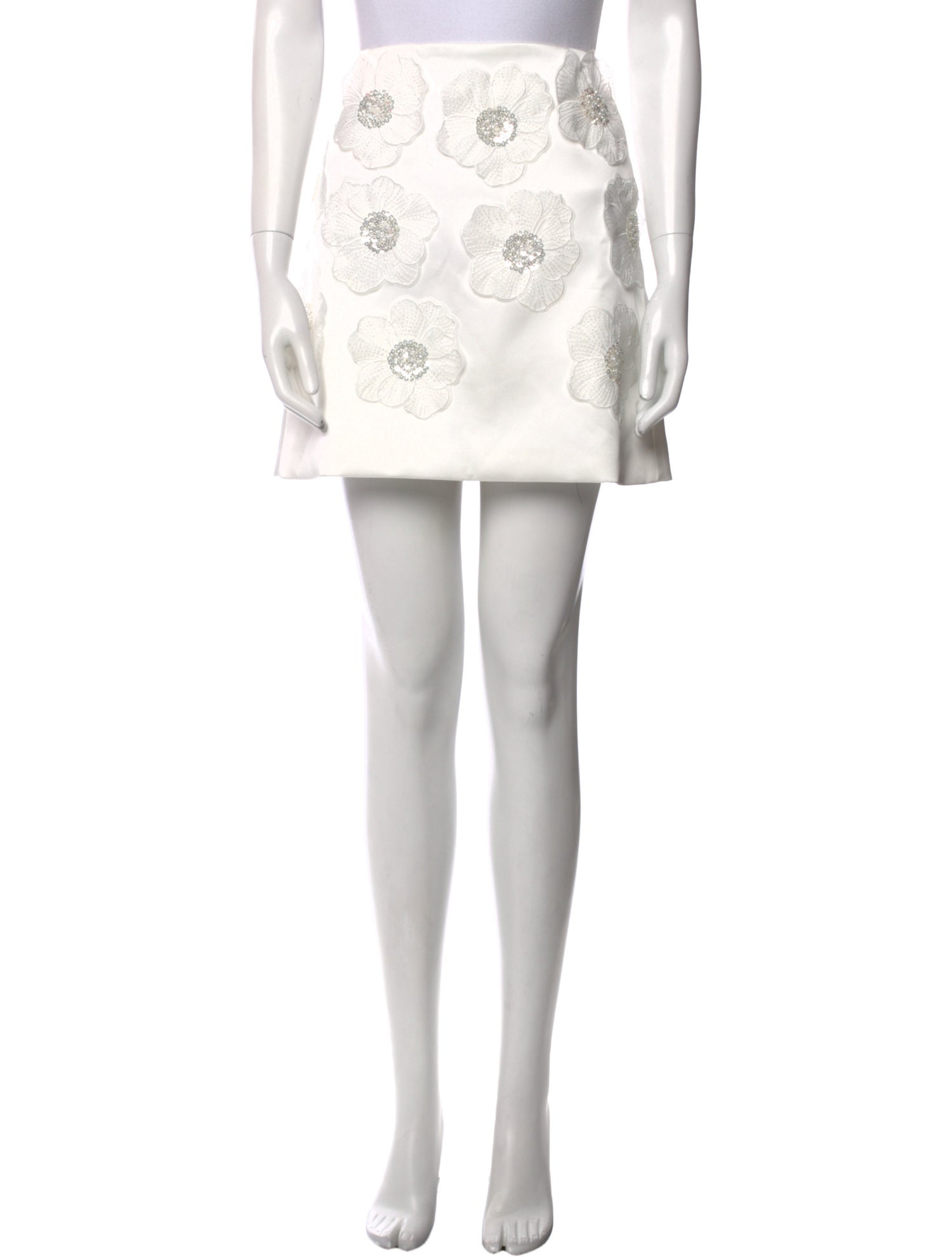 Maje Printed Mini Skirt