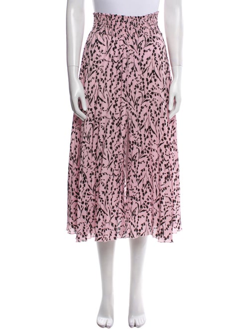 Maje Printed Midi Length Skirt