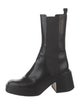 Maje Leather Chelsea Boots