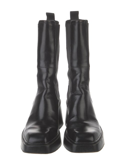 Maje Leather Chelsea Boots